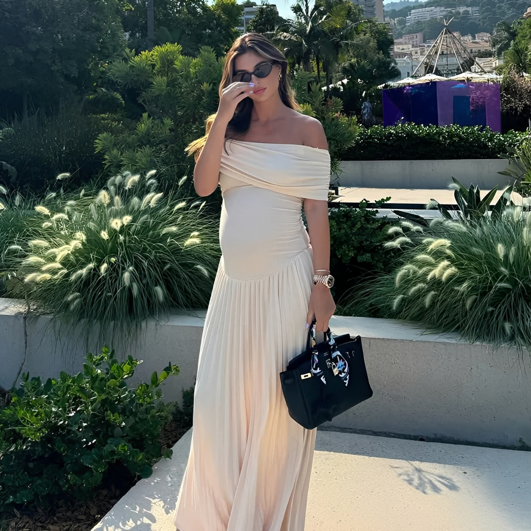 Effie - Robe Maxi Élégante et Bustier