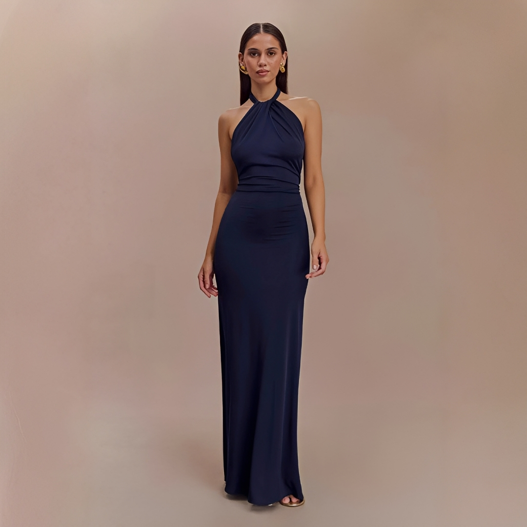 Mabel - Robe Maxi Élégante Dos Nu