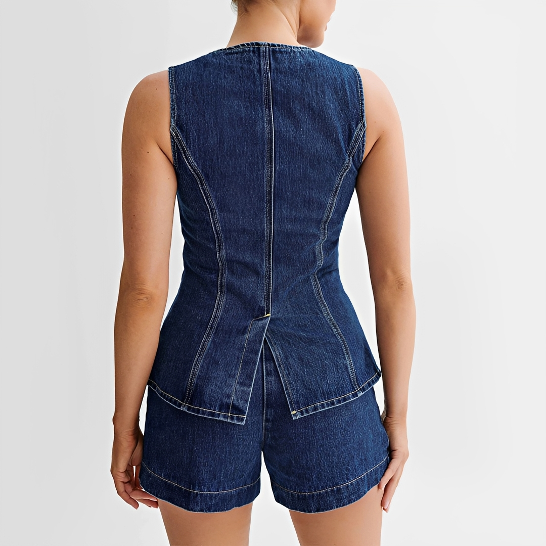 Collin - Ensemble Mode Gilet et Short