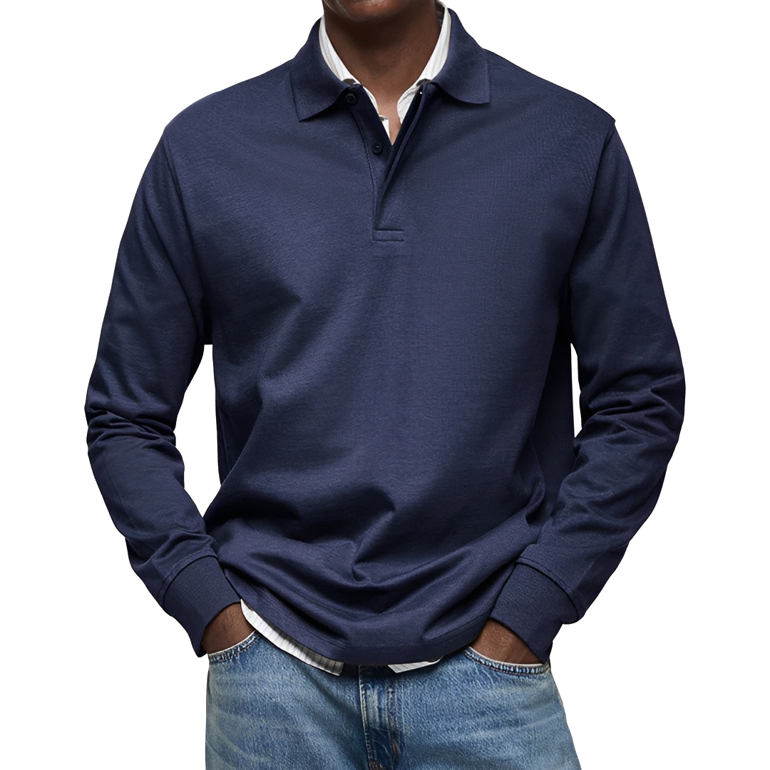 Argus - Polo homme à manches longues