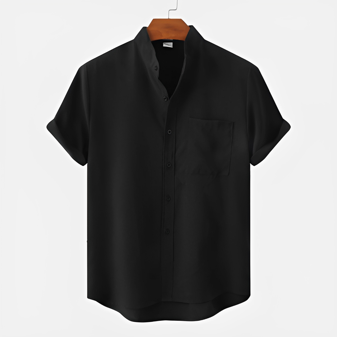 Hayden - Polo uni avec boutons