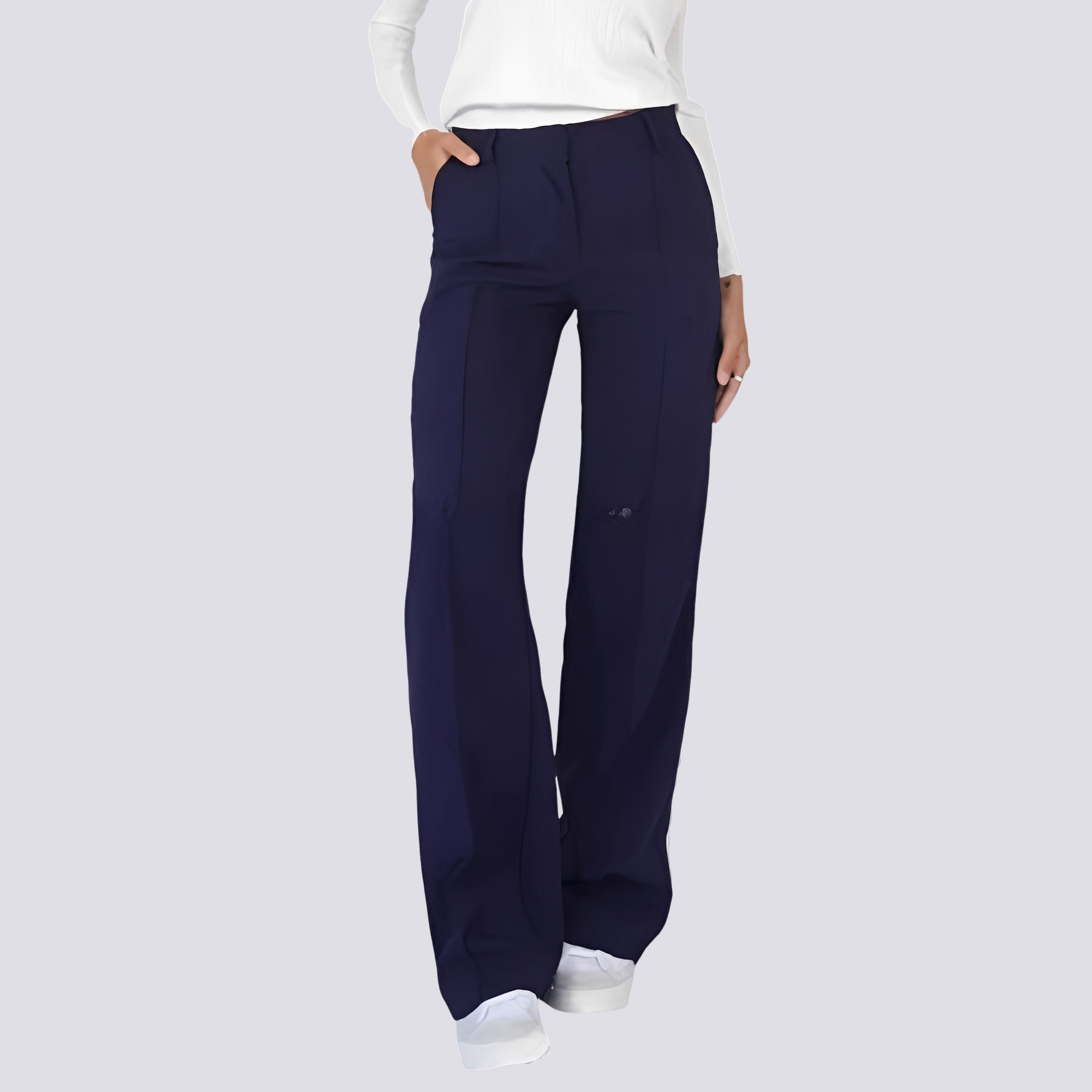 Herbie - Pantalon Taille Haute Décontracté