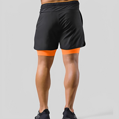 Steven - Short pour homme - Double couche pour le sport