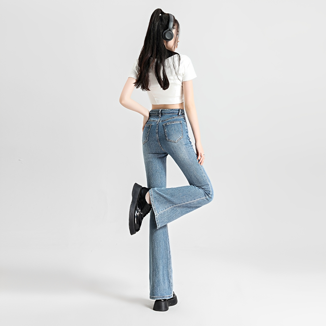 Theodora - Pantalon Taille Haute Amincissant