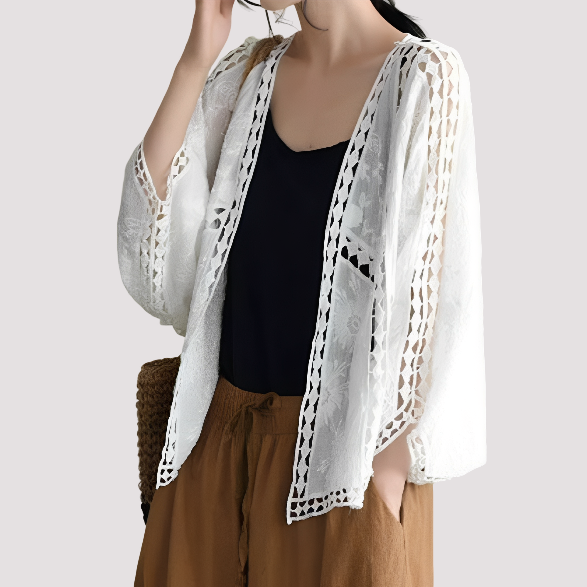 Connie - Cardigans tendance avec découpes pour femmes