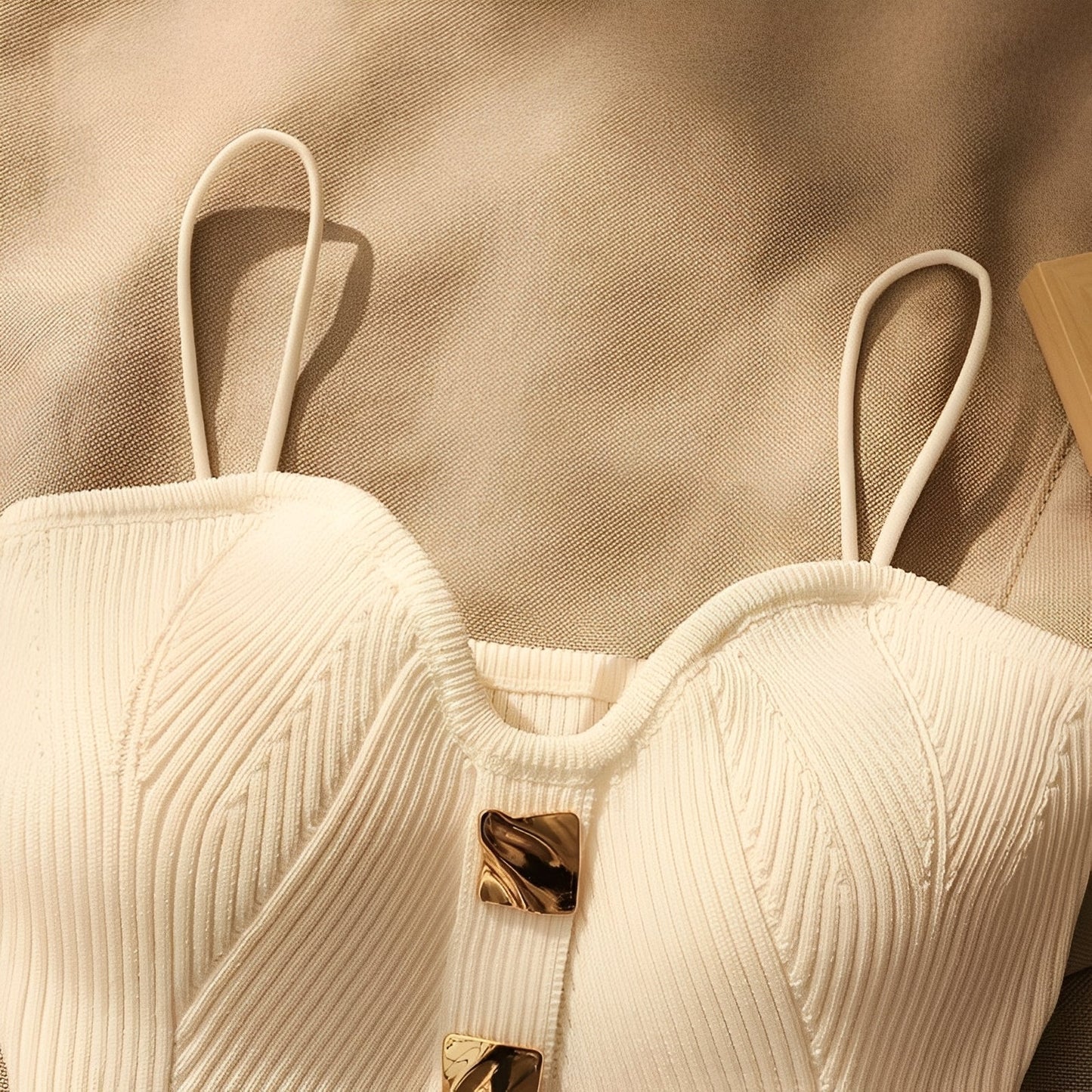 Ameera - Haut Corset Côtelé Élégant