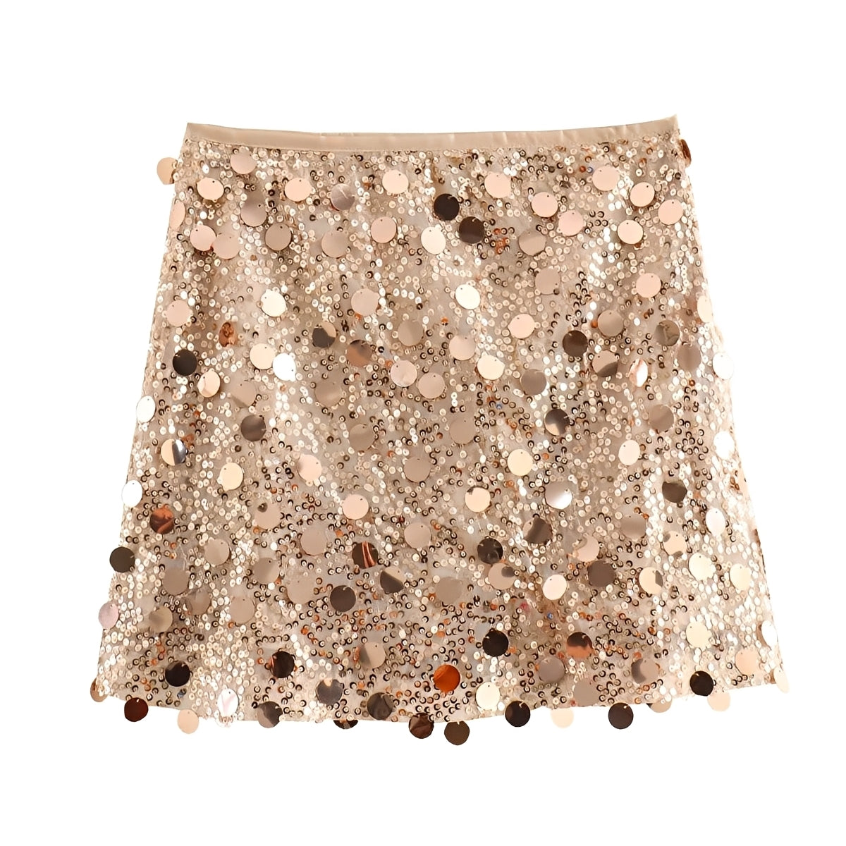 Abbey - Mini Jupe à Paillettes Élégantes
