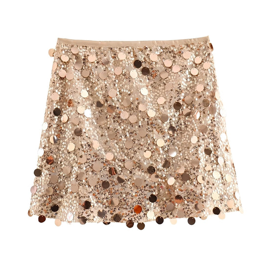 Abbey - Mini Jupe à Paillettes Élégantes