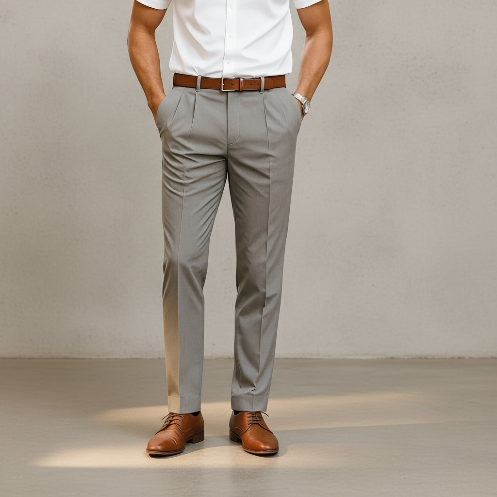 Brandon - Pantalons Droits Sophistiqués