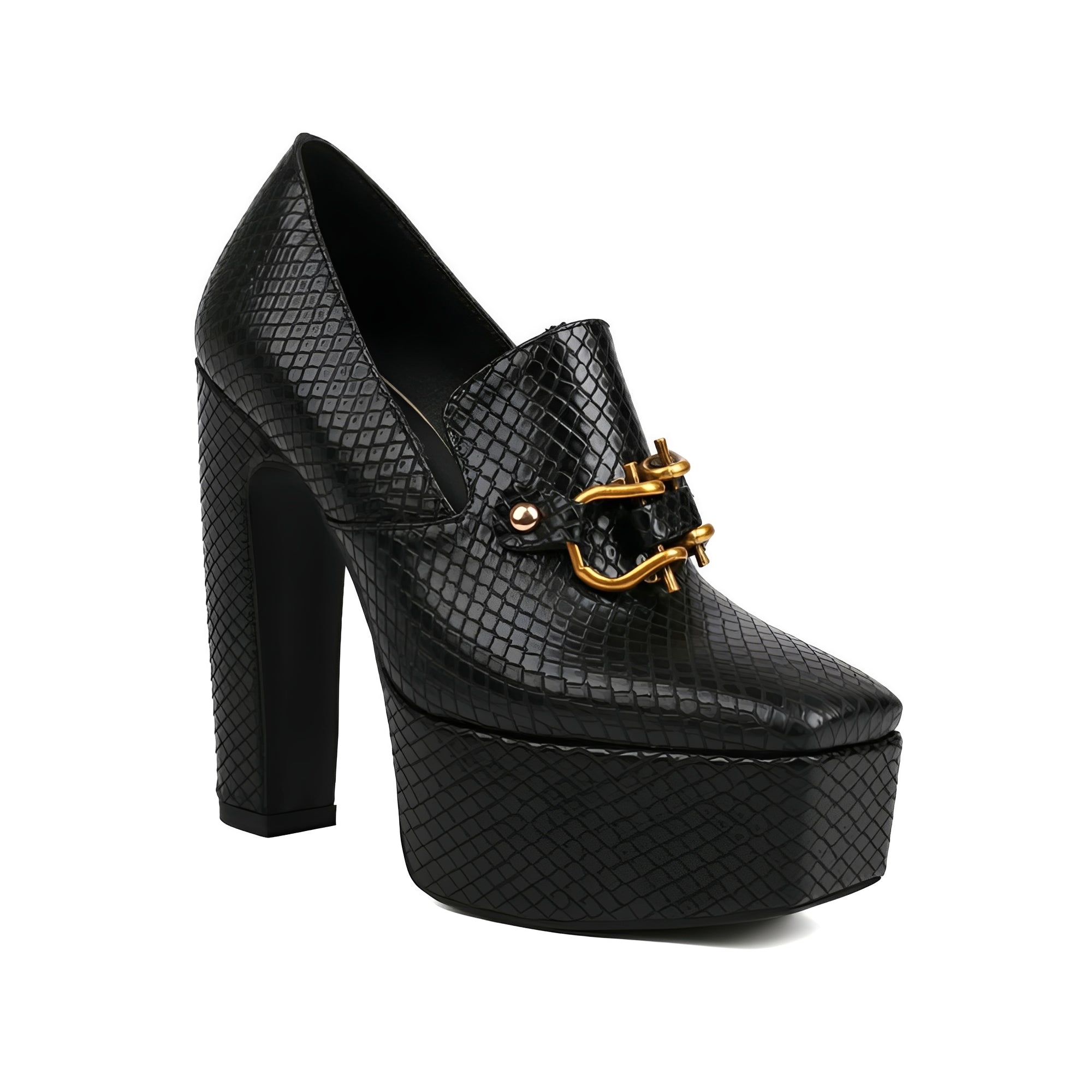 Jennie - Chaussures Élégantes à Talons Larges