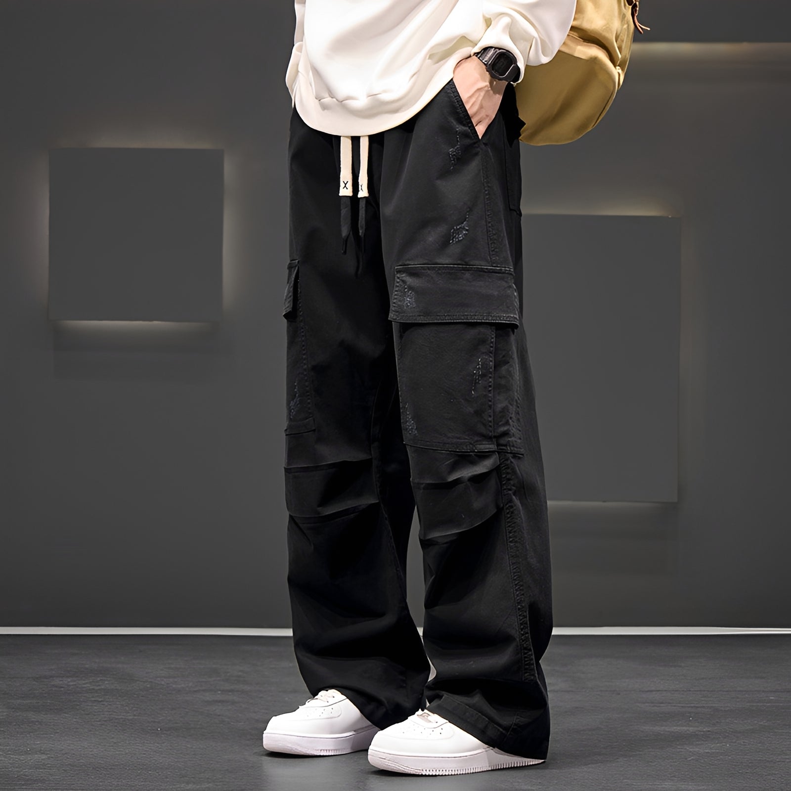 Brennan - Pantalon Cargo Ample et Agréable