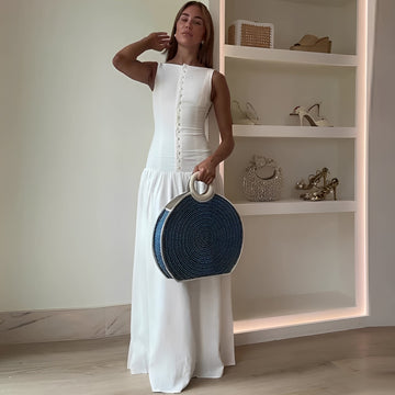Marianne - Robe Maxi Chic À Jupe Évasée