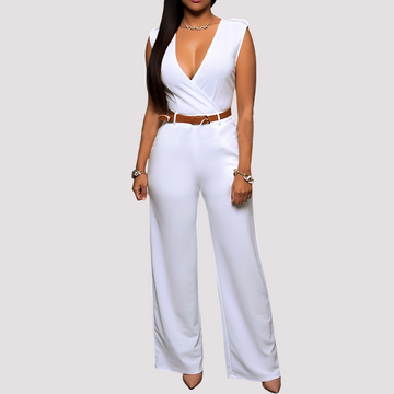 Esther - Combinaison chic avec ceinture pour femmes