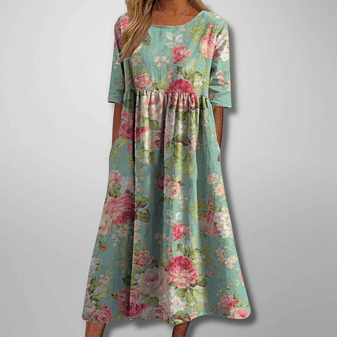 Gail – Robe maxi florale pour femmes