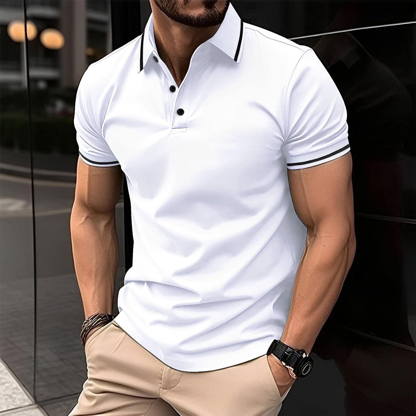 Frank - Polo avec col élégant