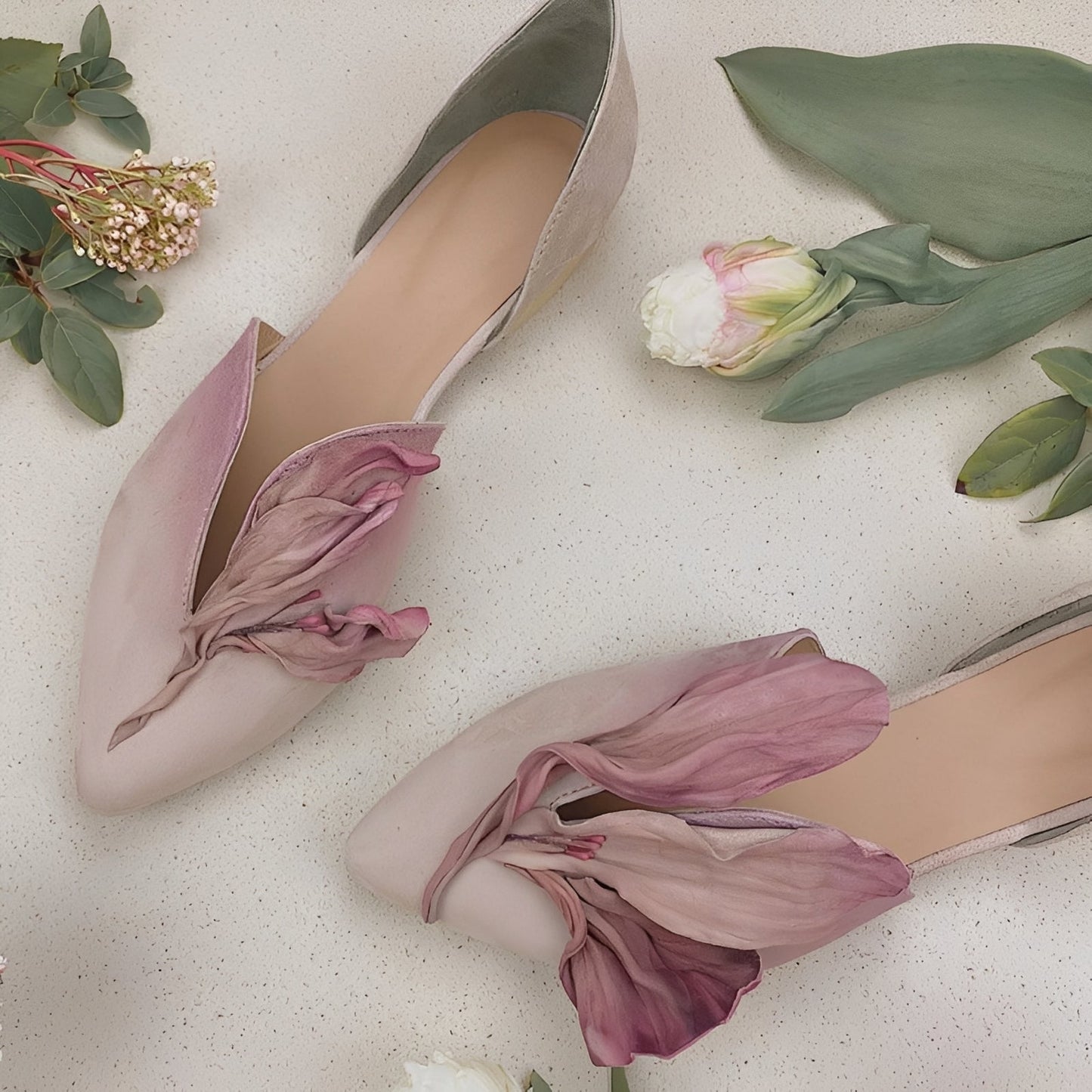 Jennifer - Ballerines modernes pour femmes avec motif floral
