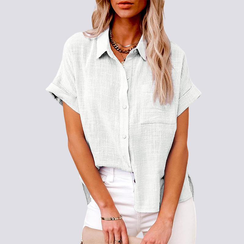 Nicole - Blouse courte avec poche