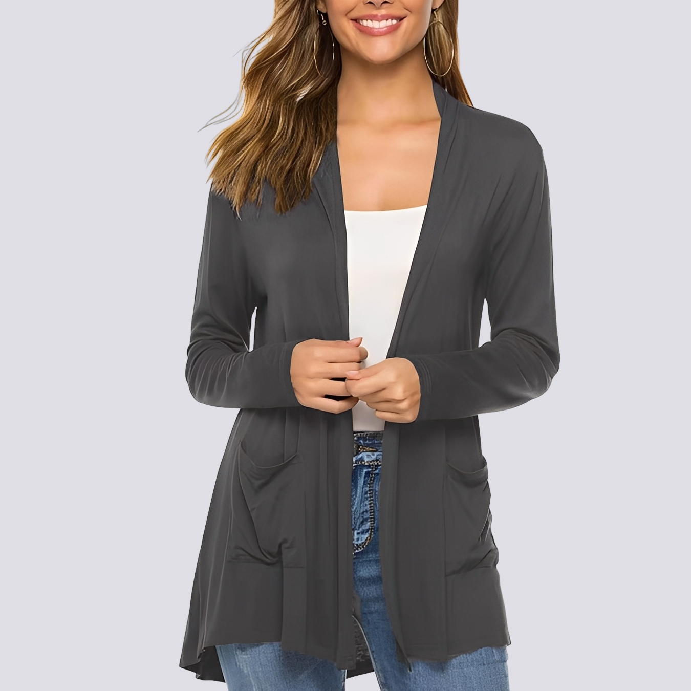 Bertha - Blazer long à allure décontractée