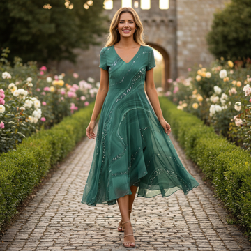 Eliana - Robe Chic à Col en V