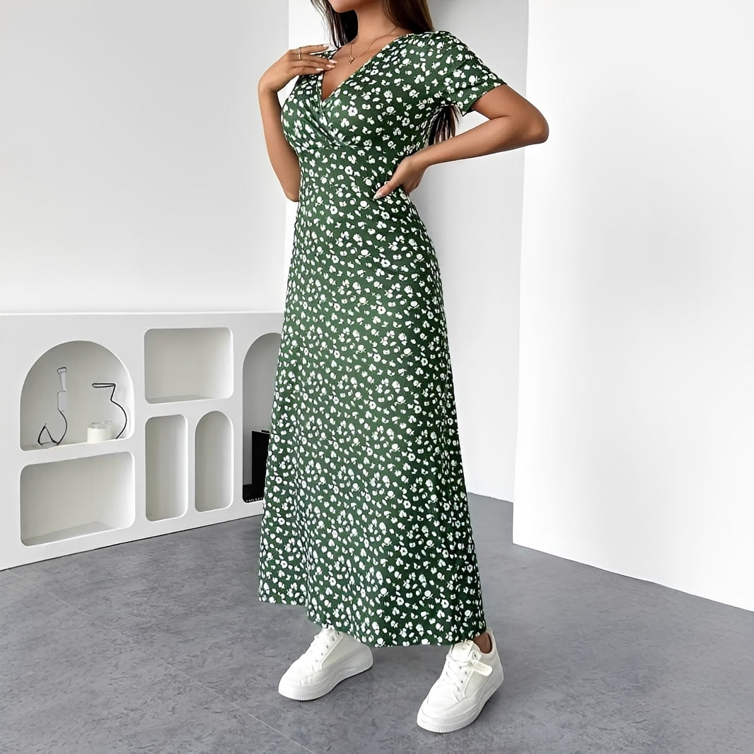 Reggie - Robe Maxi avec Design Floral Élégant
