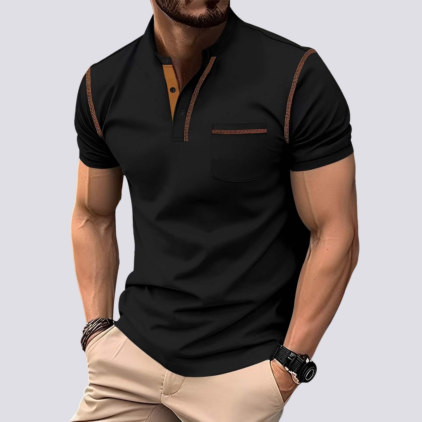 Stefan - Polo élégant et léger pour hommes