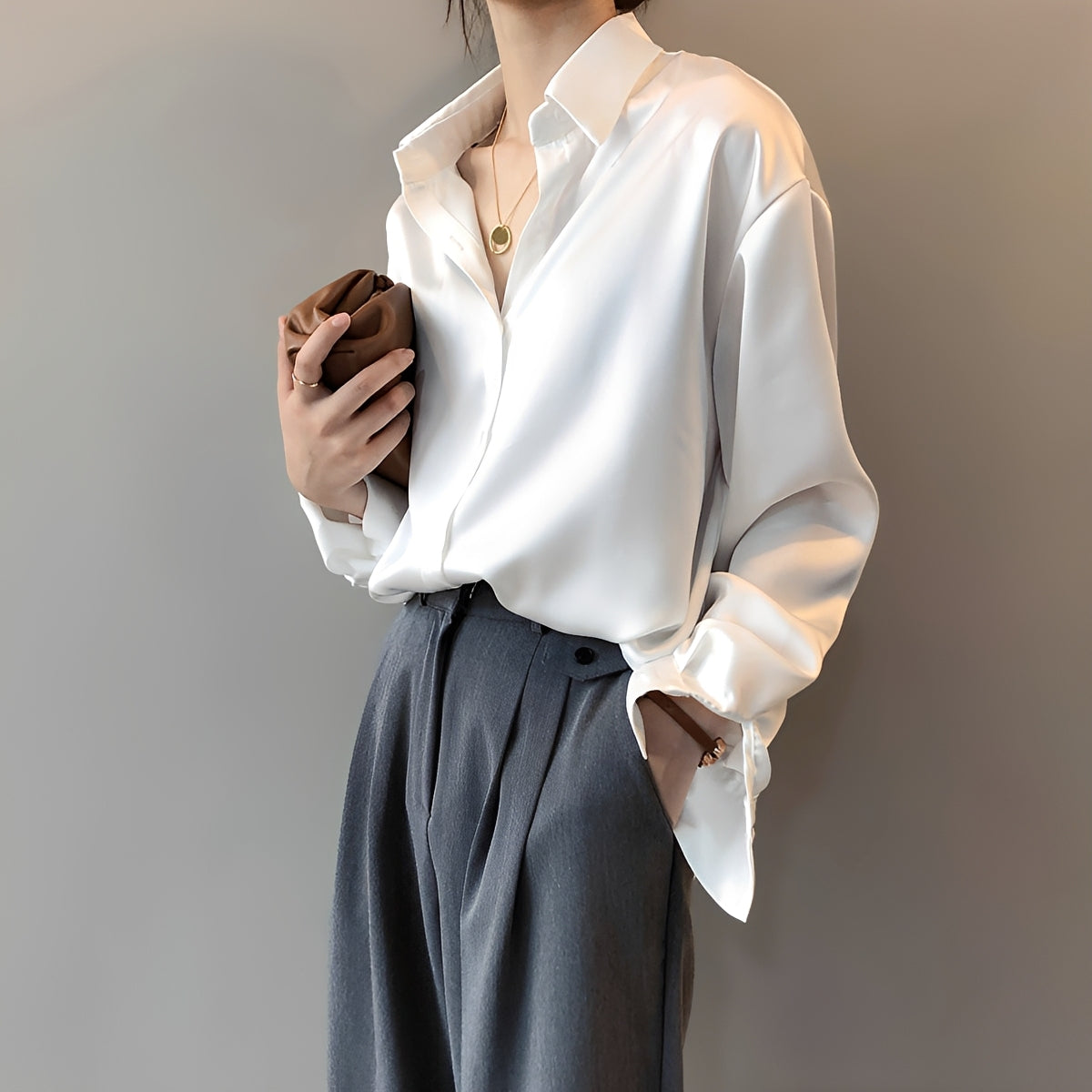 Christine - Blouse élégante à manches longues