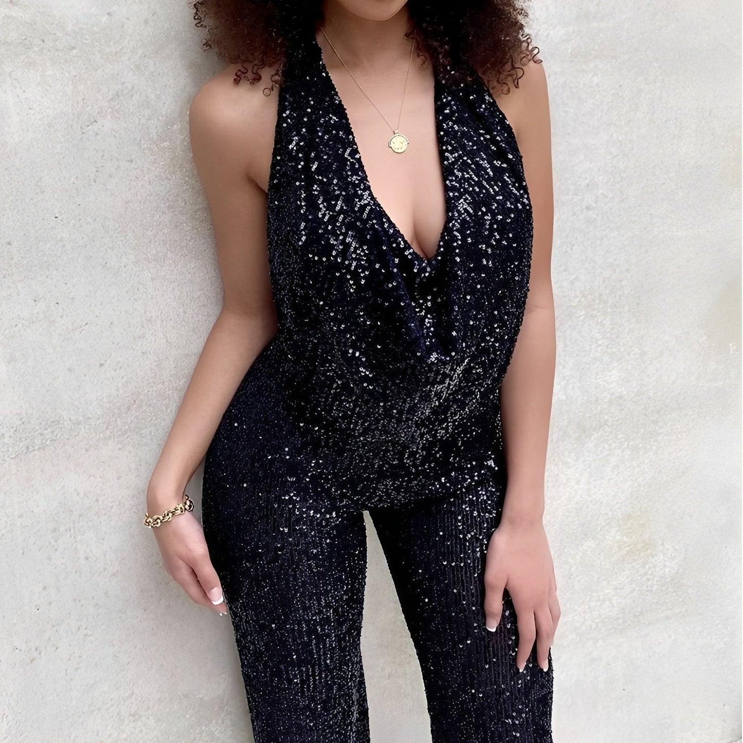Dorothy - Combinaison chic à sequins pour femmes