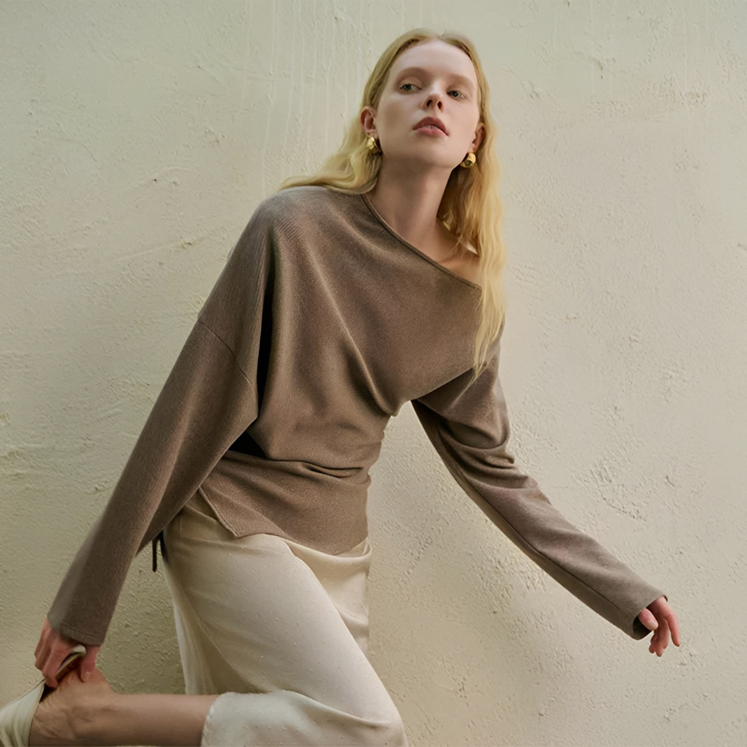Gellie - Haut asymétrique à la mode
