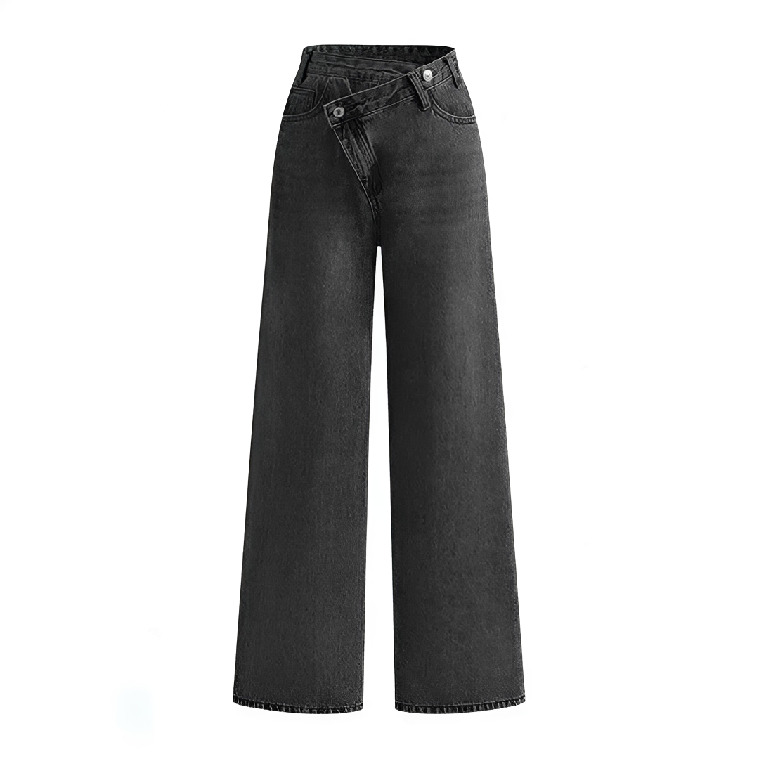 Jolina - Pantalon taille asymétrique