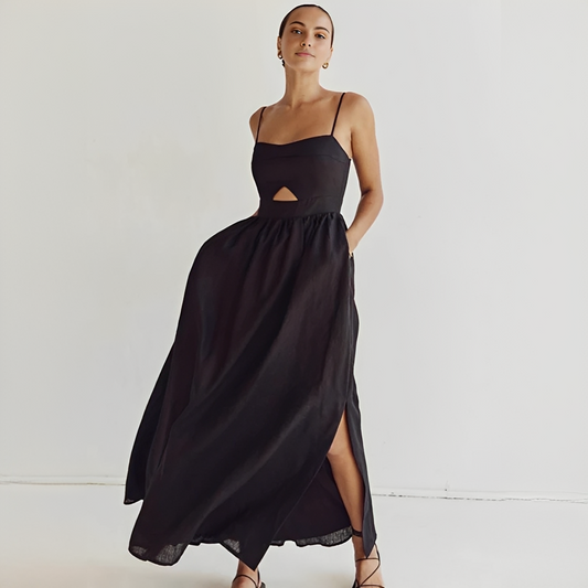 Meadel - Robe longue élégante sans manches