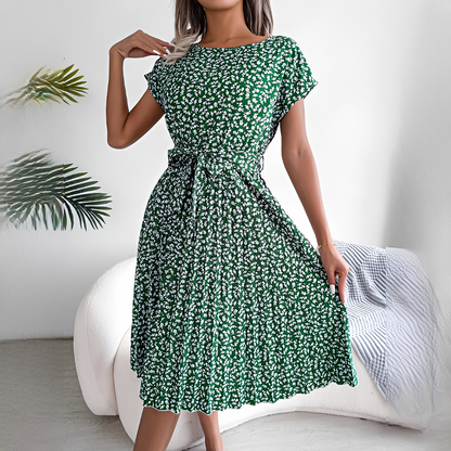 Lyka - Élégante robe d'été à manches courtes pour femmes