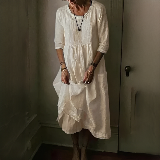 Aimee - Robe Plissée Confortable