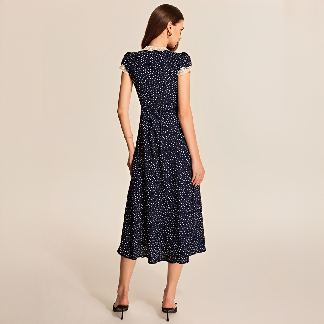 Janette - Robe tendance avec dentelle