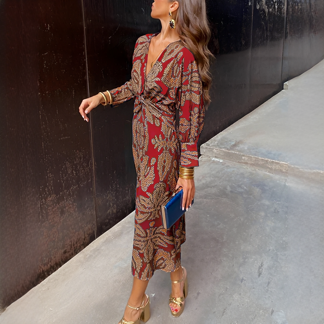 Elsie - Robe maxi élégante