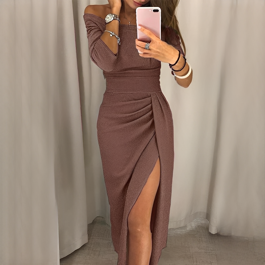 Cristy - Robe chic à épaules dénudées pour femme