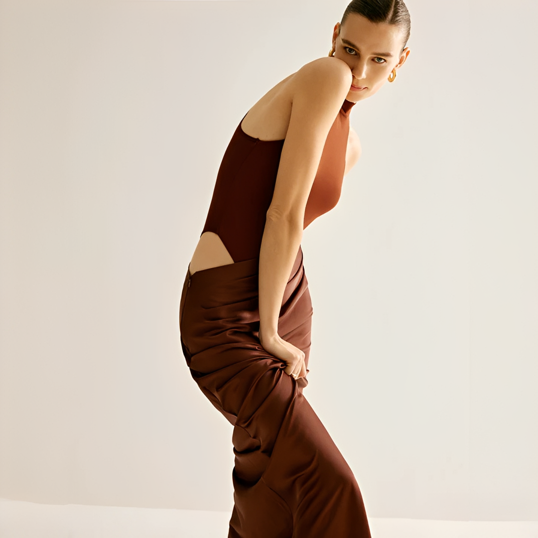 Shyanne - Robe Maxi Étroite et Chic