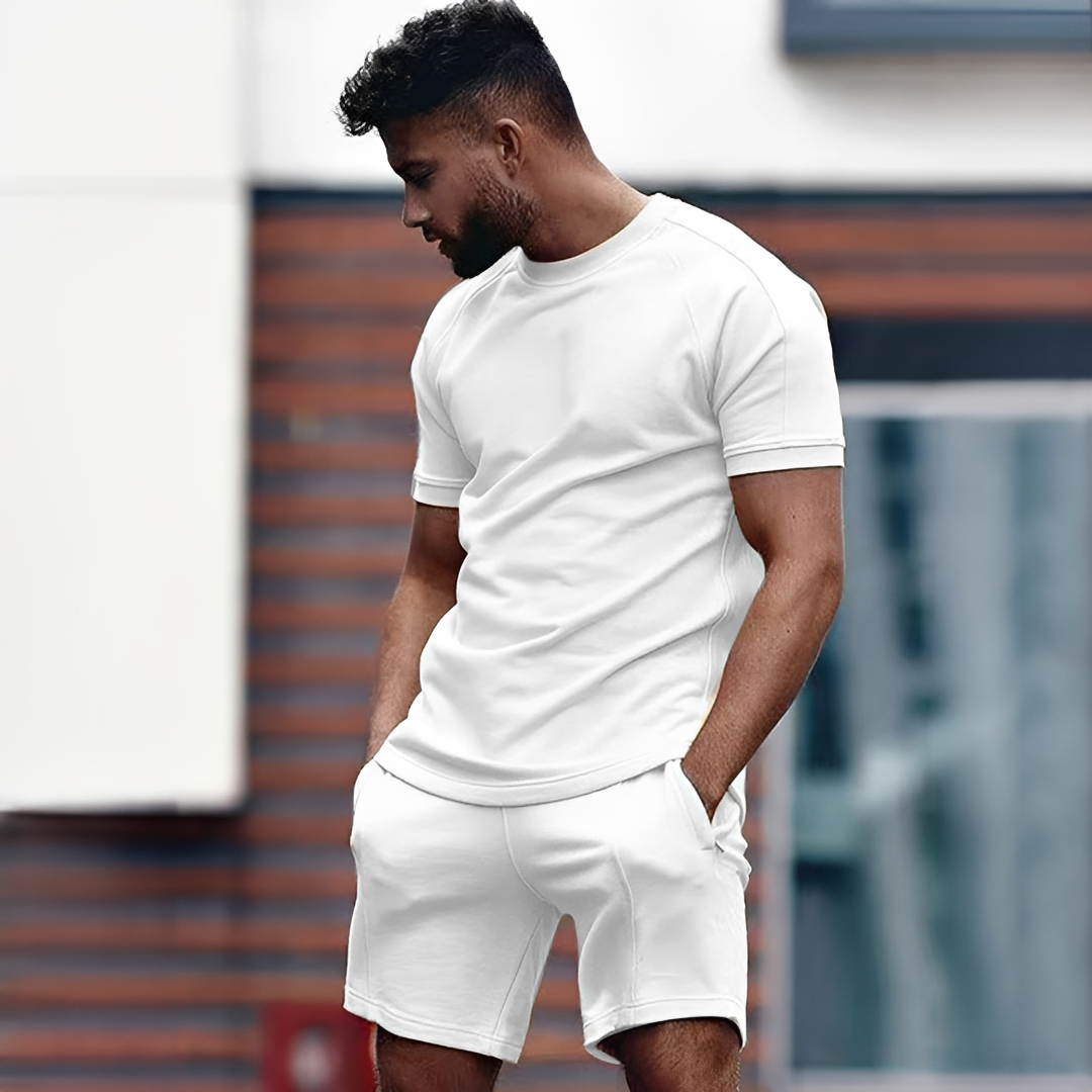 Drake - Ensemble t-shirt et short pour homme - pour temps chaud