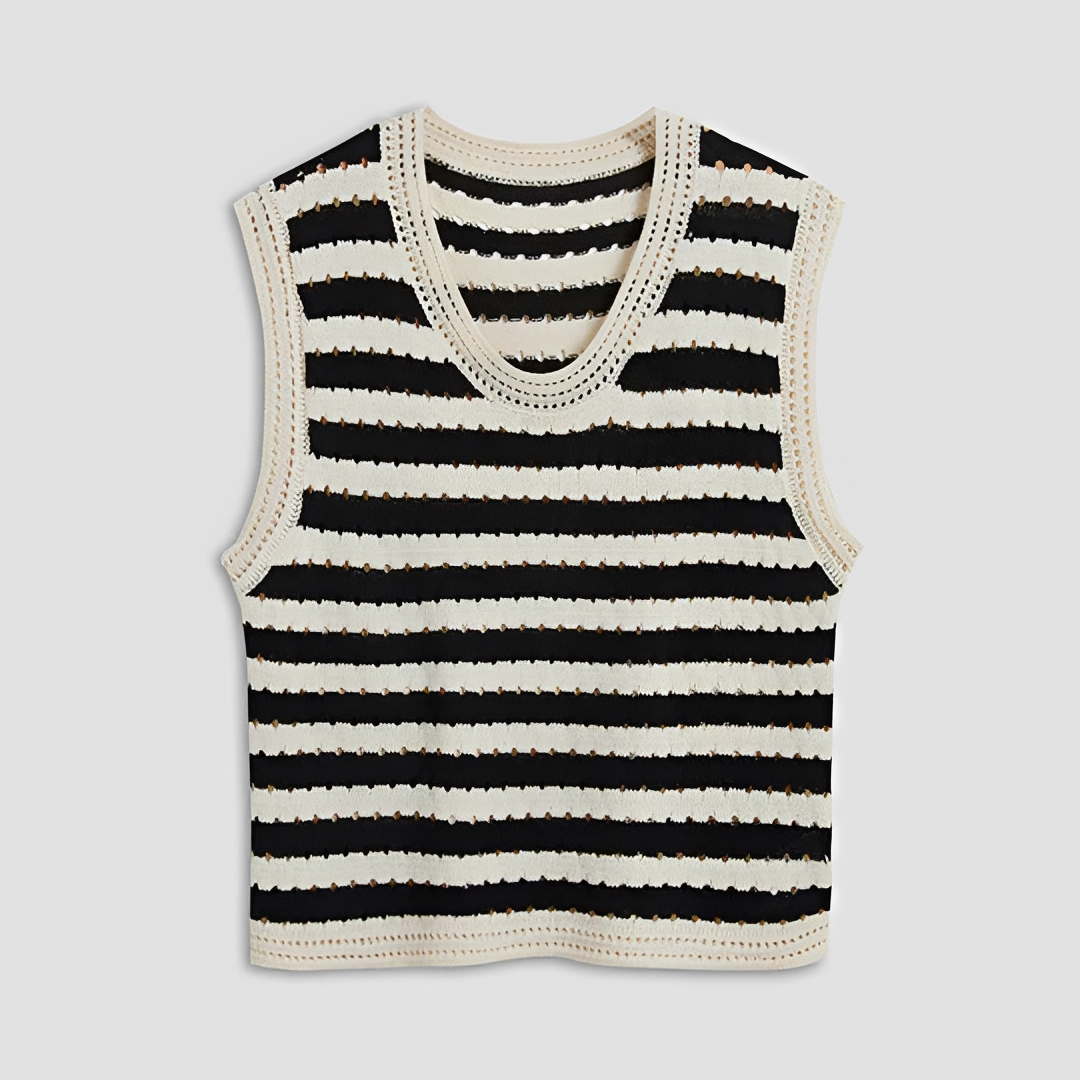 Eloise - Cardigan rayé chic