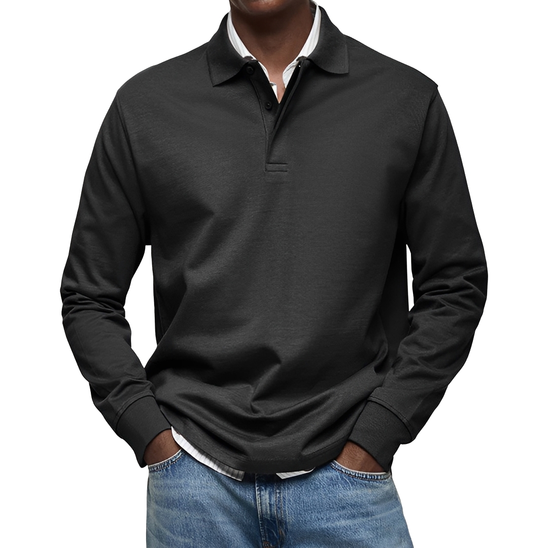 Argus - Polo homme à manches longues