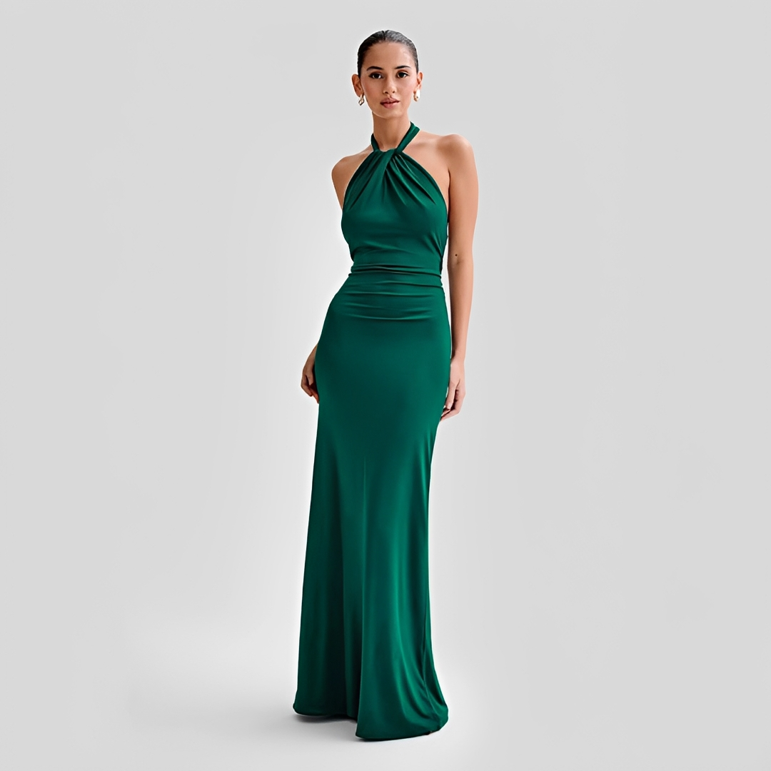Mabel - Robe Maxi Élégante Dos Nu
