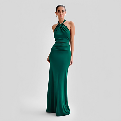 Mabel - Robe Maxi Élégante Dos Nu