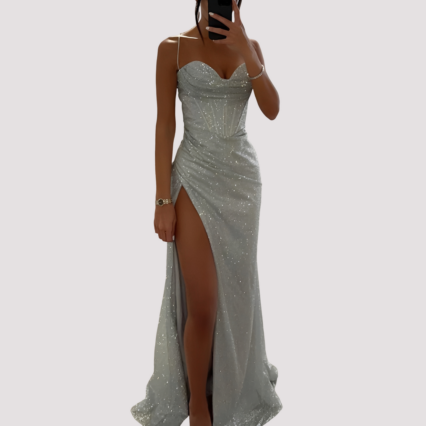 Bonnie - Robe Longue Élégante avec Ouverture