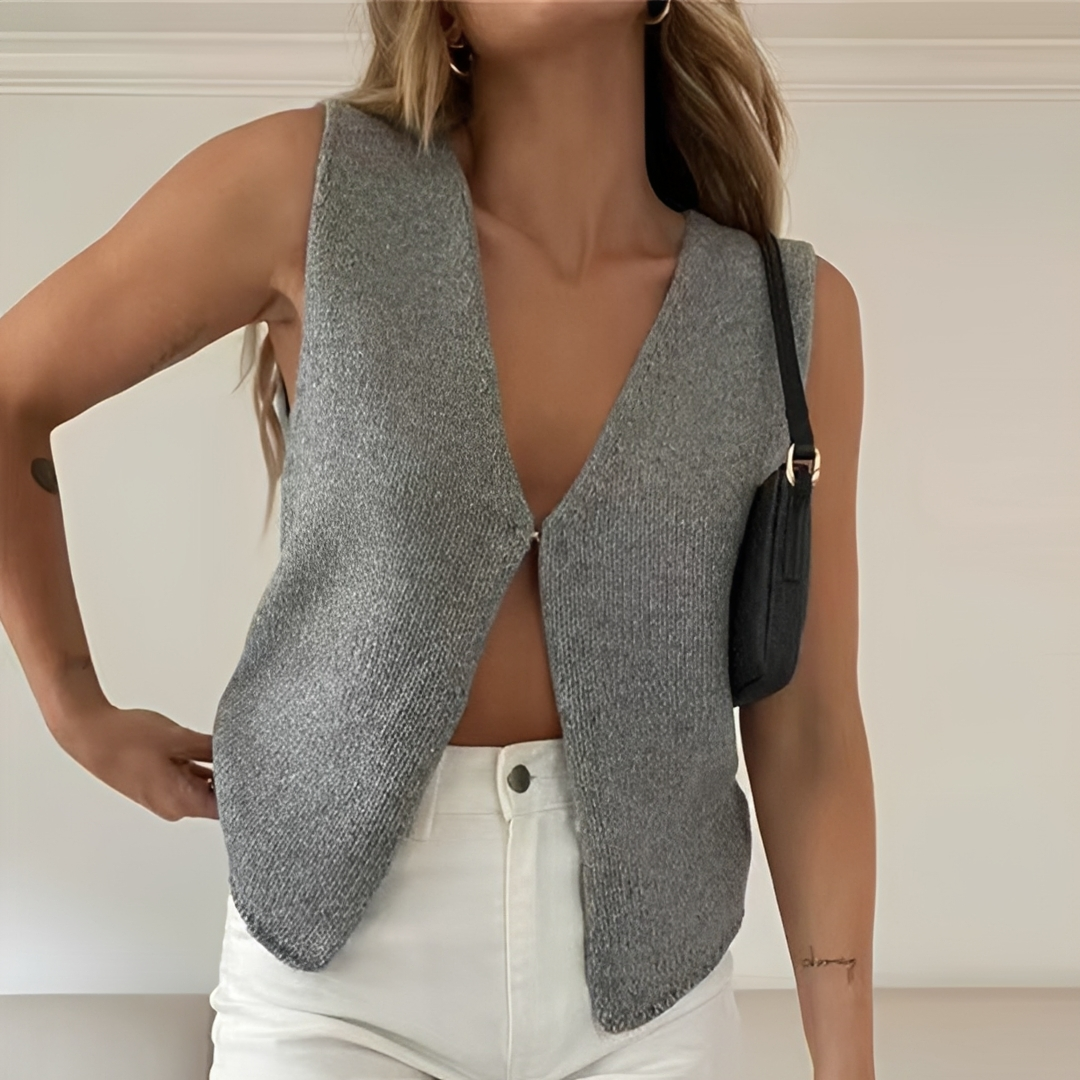 Ellaine - Gilet Élégant Sans Manches