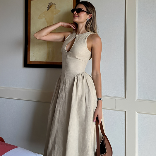 Chelou - Robe Longue Plissée