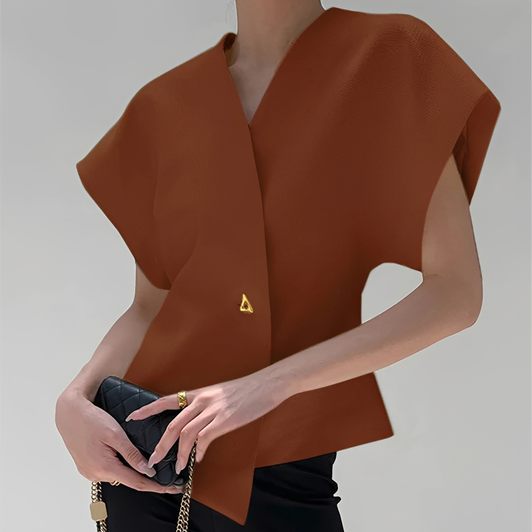 Ariella - Blouse tendance à col en V