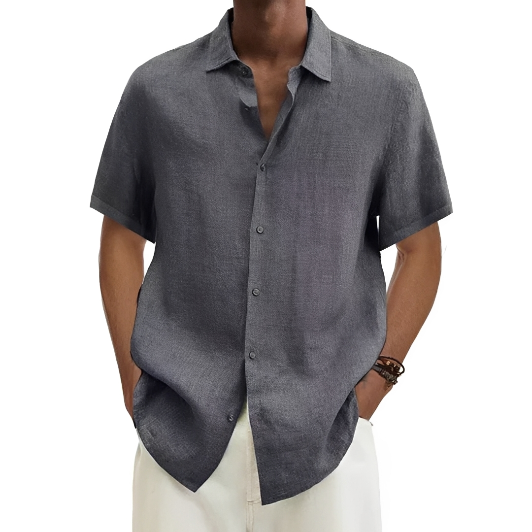 Aamon - Chemise d'été légère et respirante pour homme