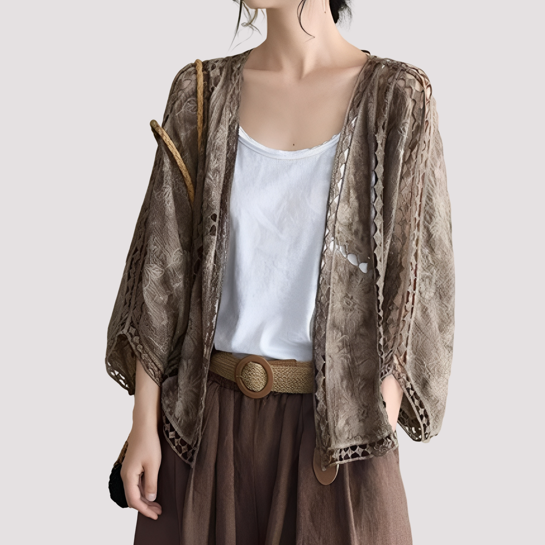 Connie - Cardigans tendance avec découpes pour femmes