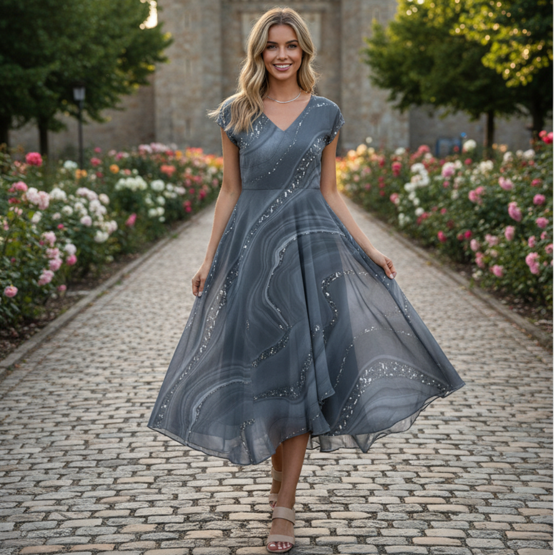 Eliana - Robe Chic à Col en V