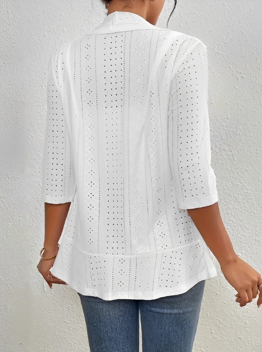 Melissa - Manteau Raffiné avec Col à Revers