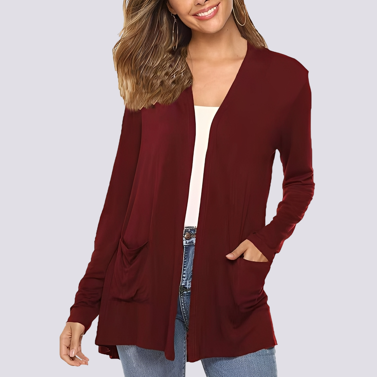Bertha - Blazer long à allure décontractée